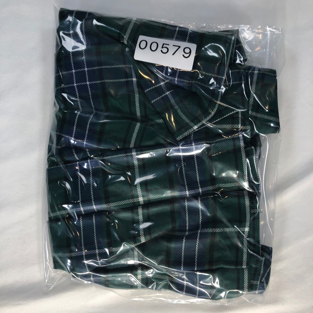 Forever 21 Green Blue Plaid Pleated Mini Skirt XS Tartan Schoolgirl Preppy 00579 - Picture 7 of 7